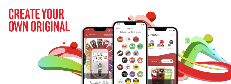 De Coca-Cola Freestyle app